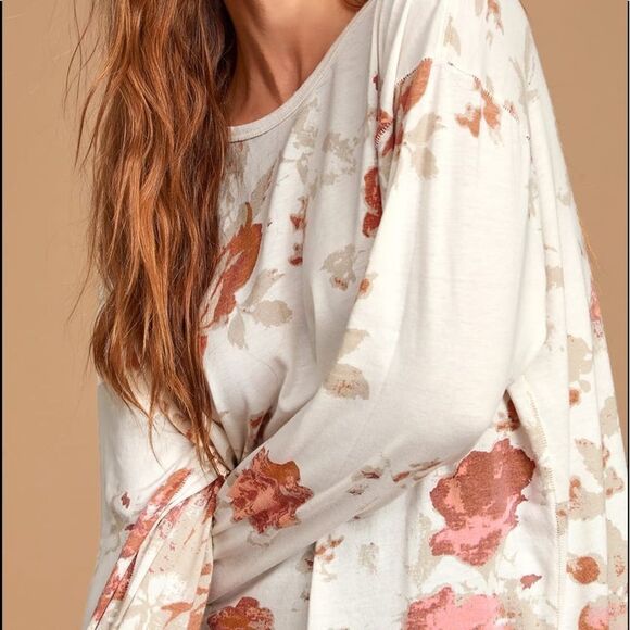 Free People Forever Floral Top - Picture 1 of 5